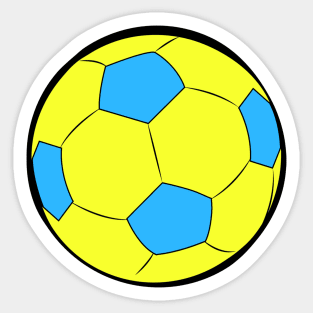 Colorful Football / Soccer Ball Sticker